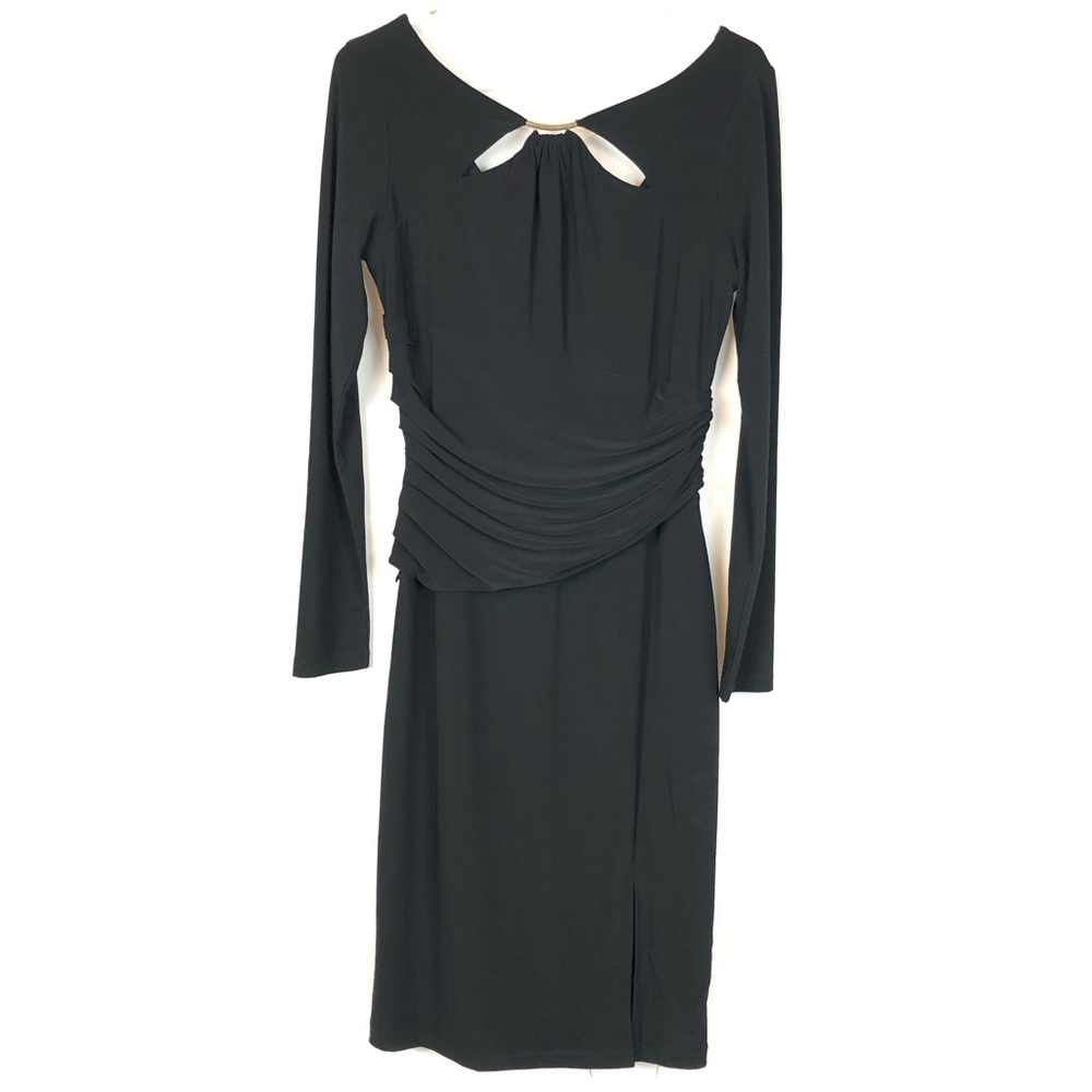 WHBM Long Sleeve Black Dress